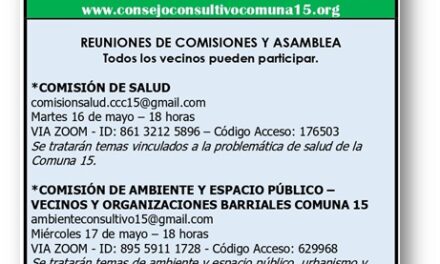 Actividades del Consejo Consultivo Comunal de la Comuna 15- Mayo 2023