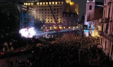 Más de 50.000 personas festejaron los 40 años de democracia en la Ciudad