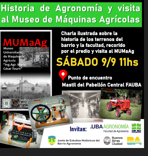 Charla: Historia de Agronomía y visita al Museo de Máquinas Agrícolas