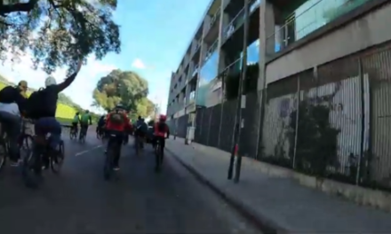 Se realizó la tercera Vuelta Olímpica en bici a la Ciudad de Buenos Aires