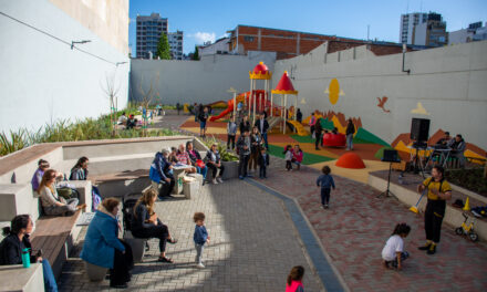 Se inauguró el Patio Cucha Cucha, un nuevo espacio público en La Paternal