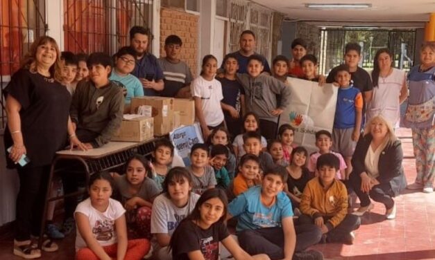 Letras Solidarias Argentinas llegó a la Escuela Alberque Federico Cantoni, de Huaco, en la provincia de San Juan