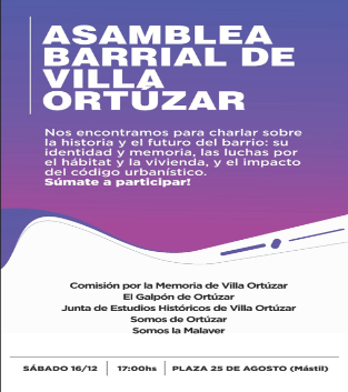 Asamblea Barrial de Villa Ortúzar