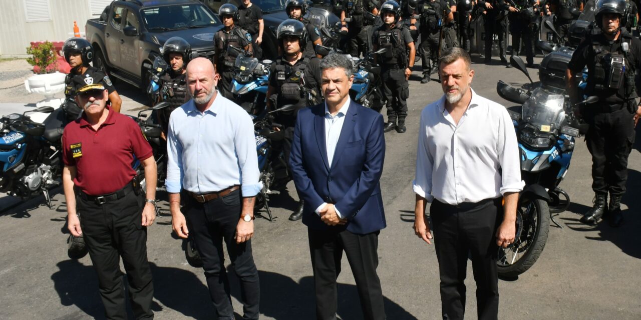 Jorge Macri presentó la Unidad de Despliegue de Intervenciones Rápidas para prevenir delitos