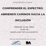 Taller sobre concientización del autismo en la sede de la Comuna 15