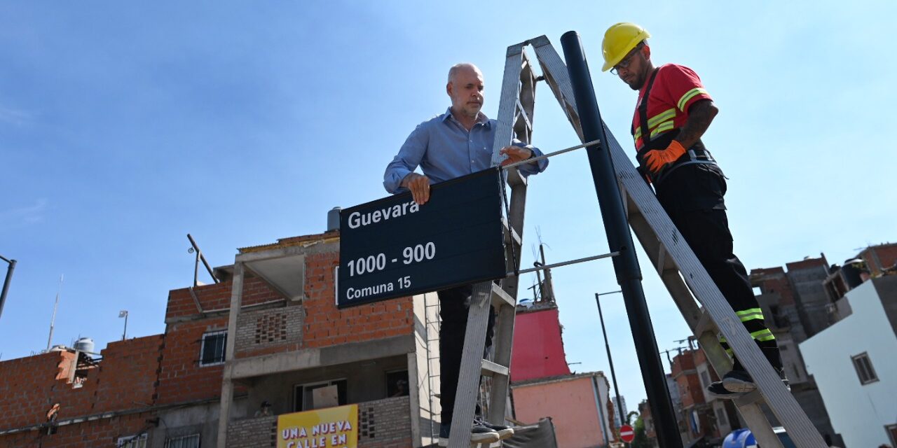 Rodríguez Larreta anunció la apertura de la calle Guevara en el Playón de Chacarita