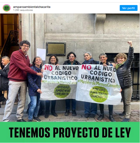 El colectivo Amparo Ambiental Chacarita presentó en la Legislatura un proyecto de Ley contra el Código Urbanístico
