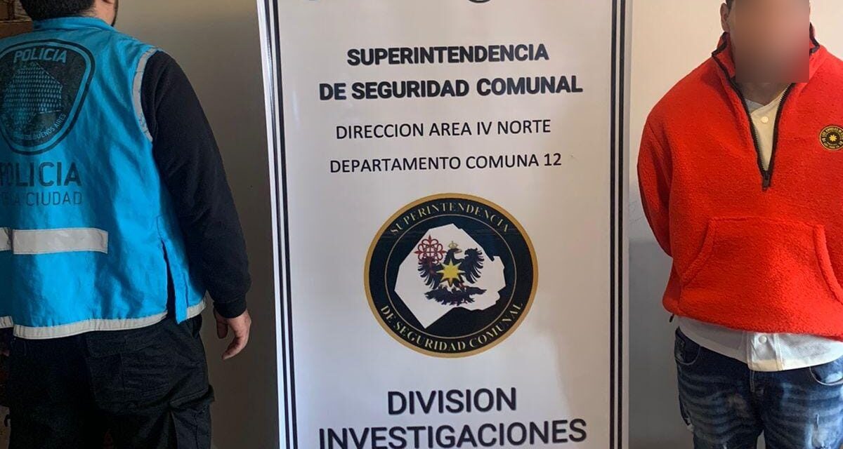 <strong>Cayó Salamanca, un ladrón colombiano roba casas en Villa Crespo</strong>