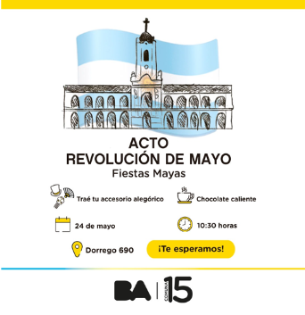 Festejos por el 213° Aniversario del 25 de Mayo