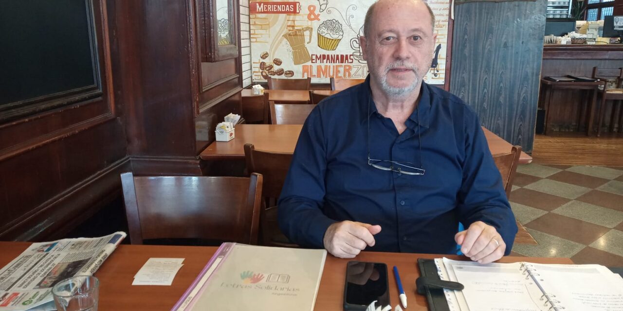 Jorge Andreetta, un poeta solidario en Parque Chas