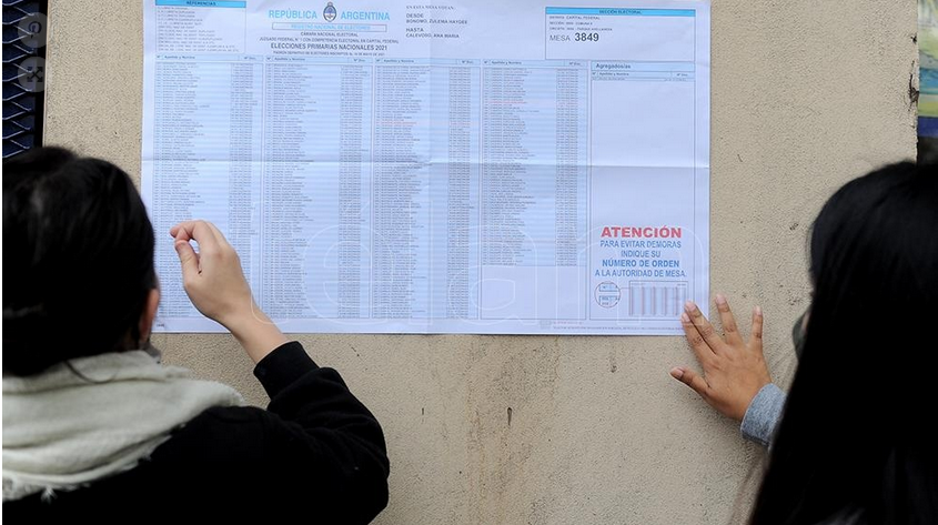 Ya se puede consultar el padrón con los lugares de votación