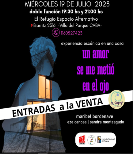 “Un amor se me metió en el ojo”, experiencia escénica en una casa