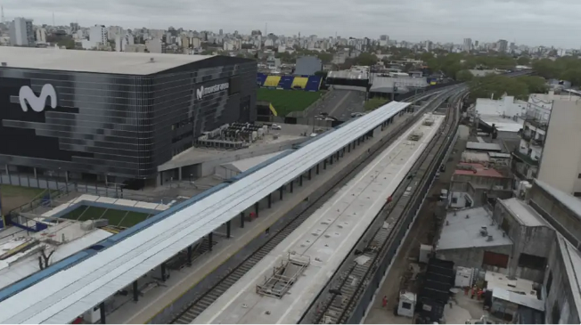 Después de 5 años inactiva, inauguran la estación Villa Crespo del tren San Martín