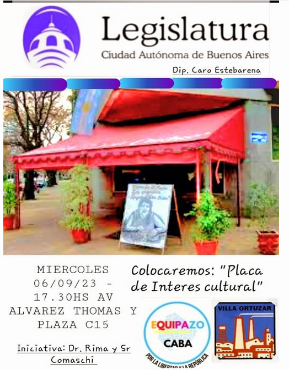Villa Ortúzar: Homenaje a la Cantina “Don Chicho”