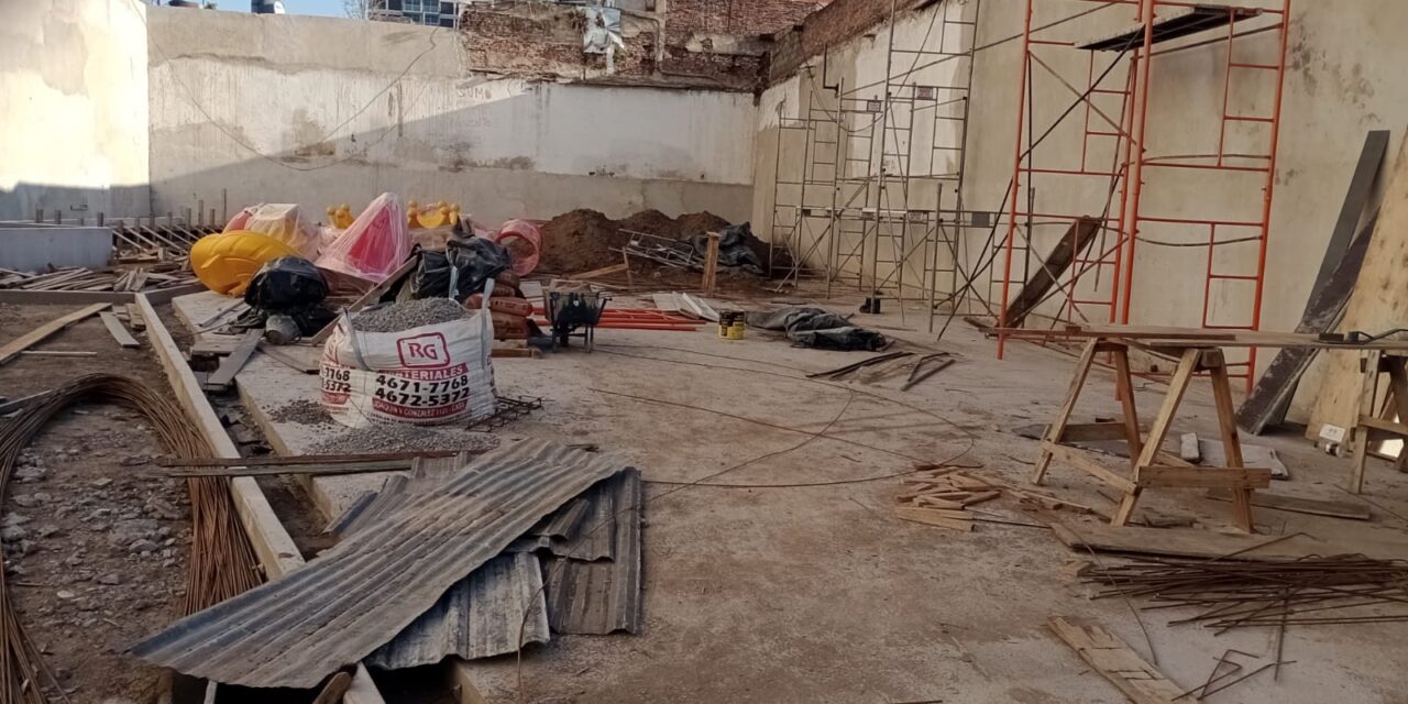 La Paternal: Avanzan las obras en lo que sería la futura plaza de Cucha Cucha 2450
