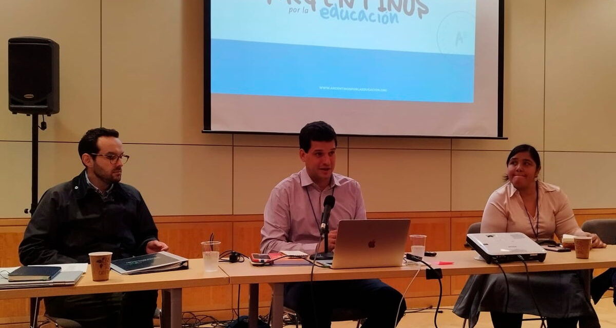 Argentinos por la Educación presentó la Campaña por la Alfabetización en Harvard