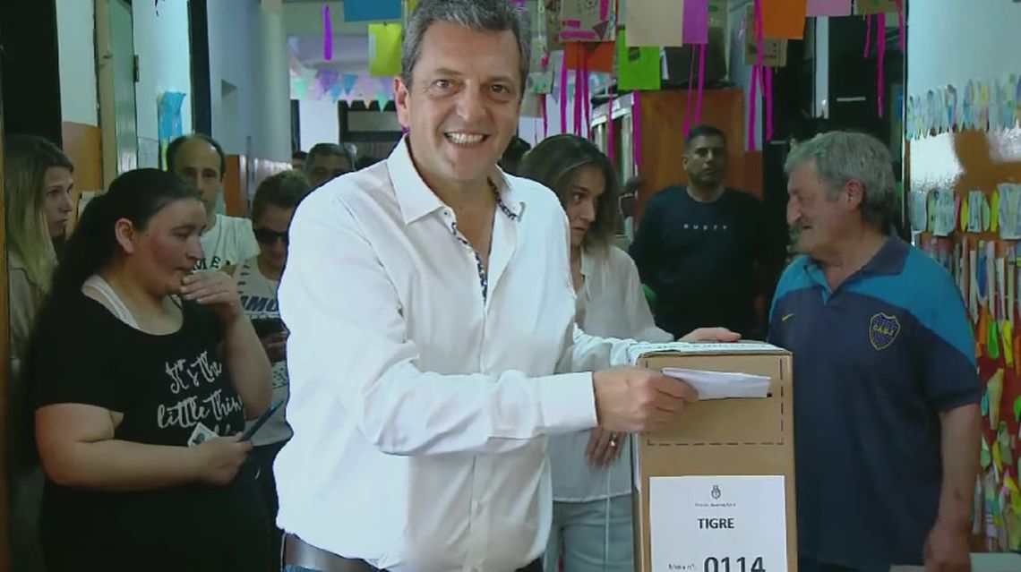 Sergio Massa ganó las elecciones y se medirá con Milei en el balotaje