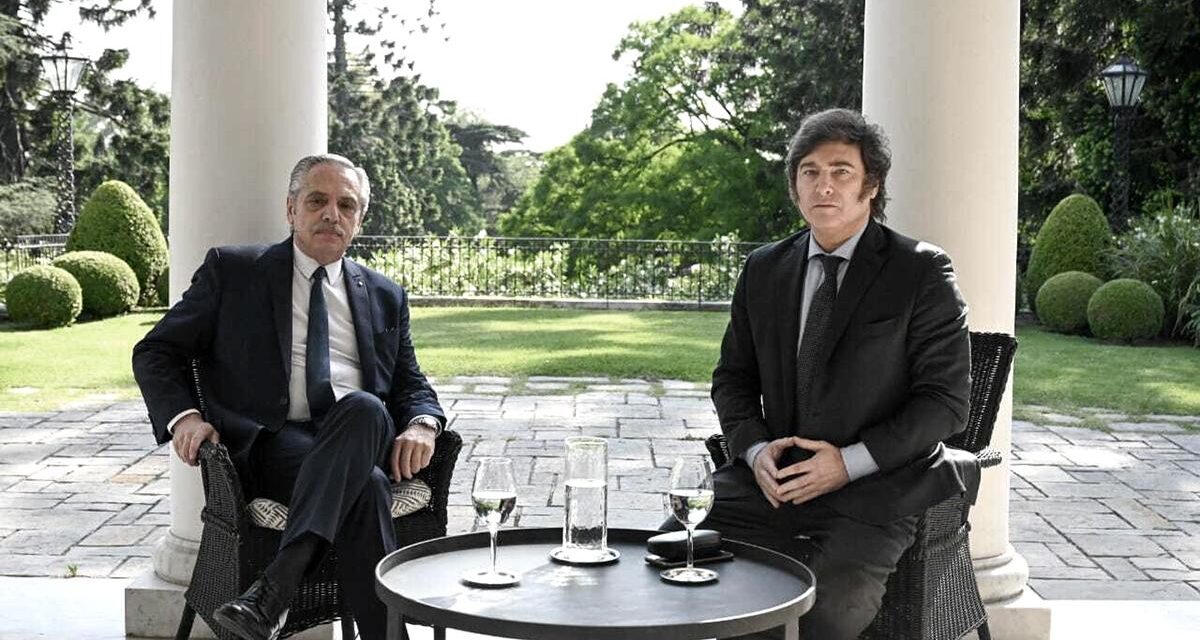 Fernández recibió a Milei: fue un encuentro “amable, respetuoso e institucional”