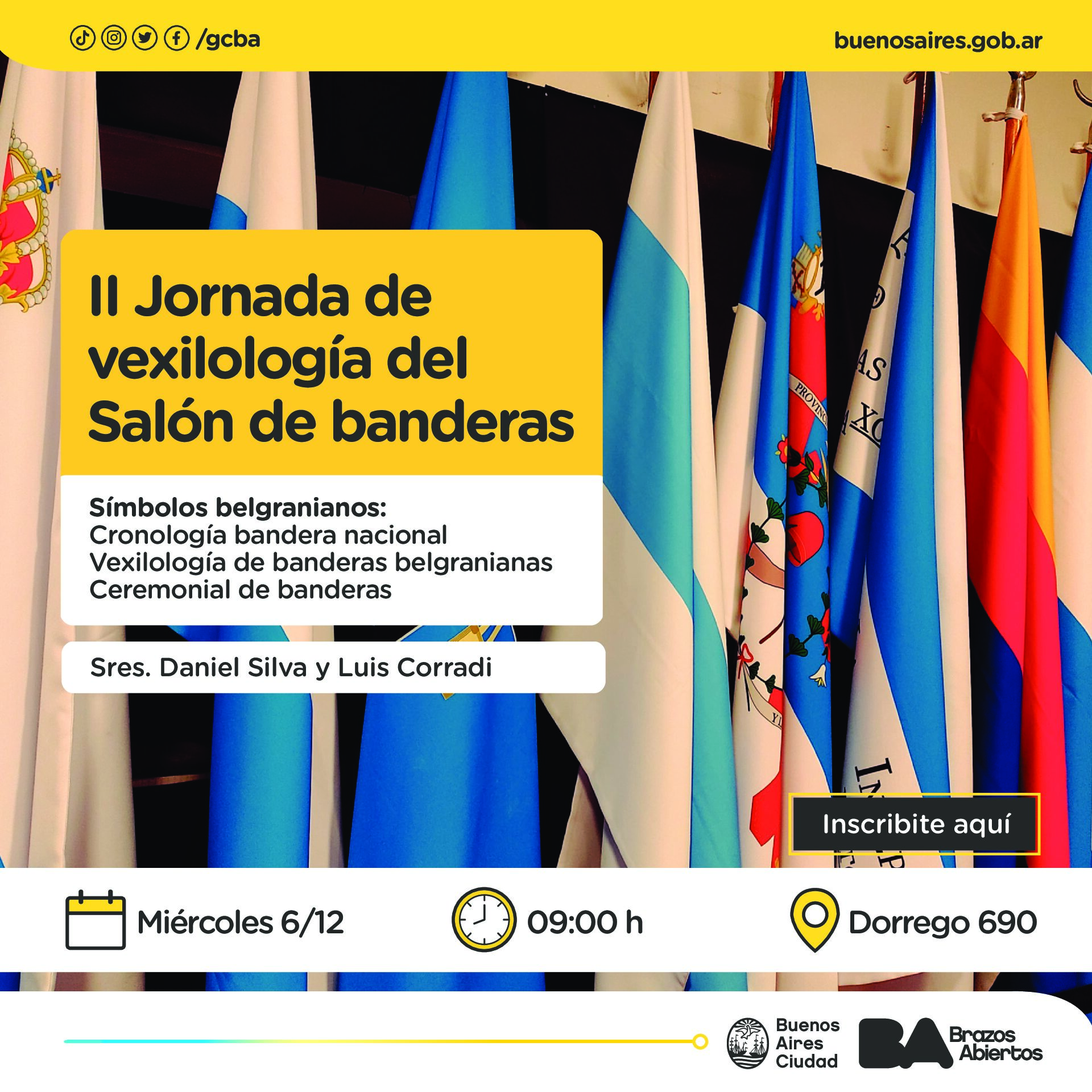 Salón de las Banderas: II Jornada de Vexilología