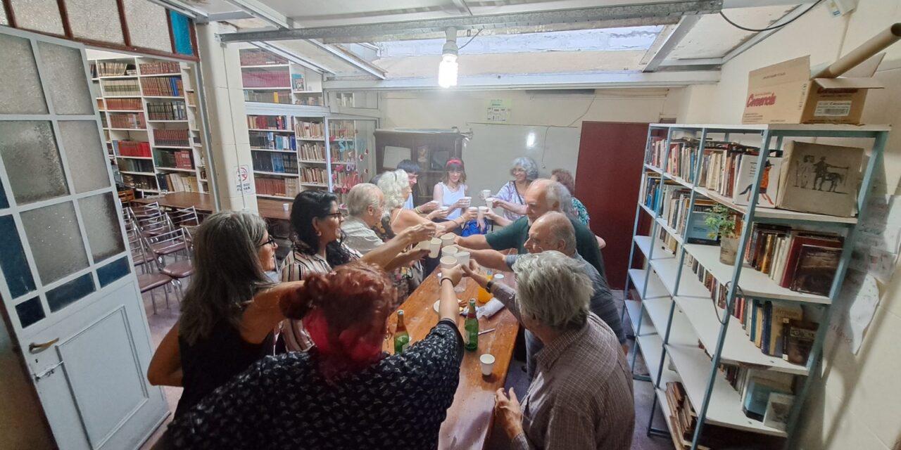 La Asociación Cultural y Biblioteca Popular Florencio Sánchez despidió el año con un brindis