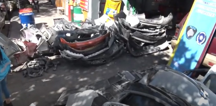 Más de 300 autopartes ilegales secuestradas durante una inspección en Villa Crespo