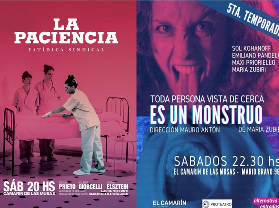 Sábados en El Camarín: “La paciencia” y “Toda persona vista de cerca es un monstruo”