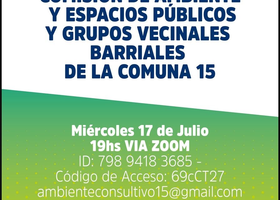 Invitación a las Reuniones de las Comisiones del Consejo Consultivo