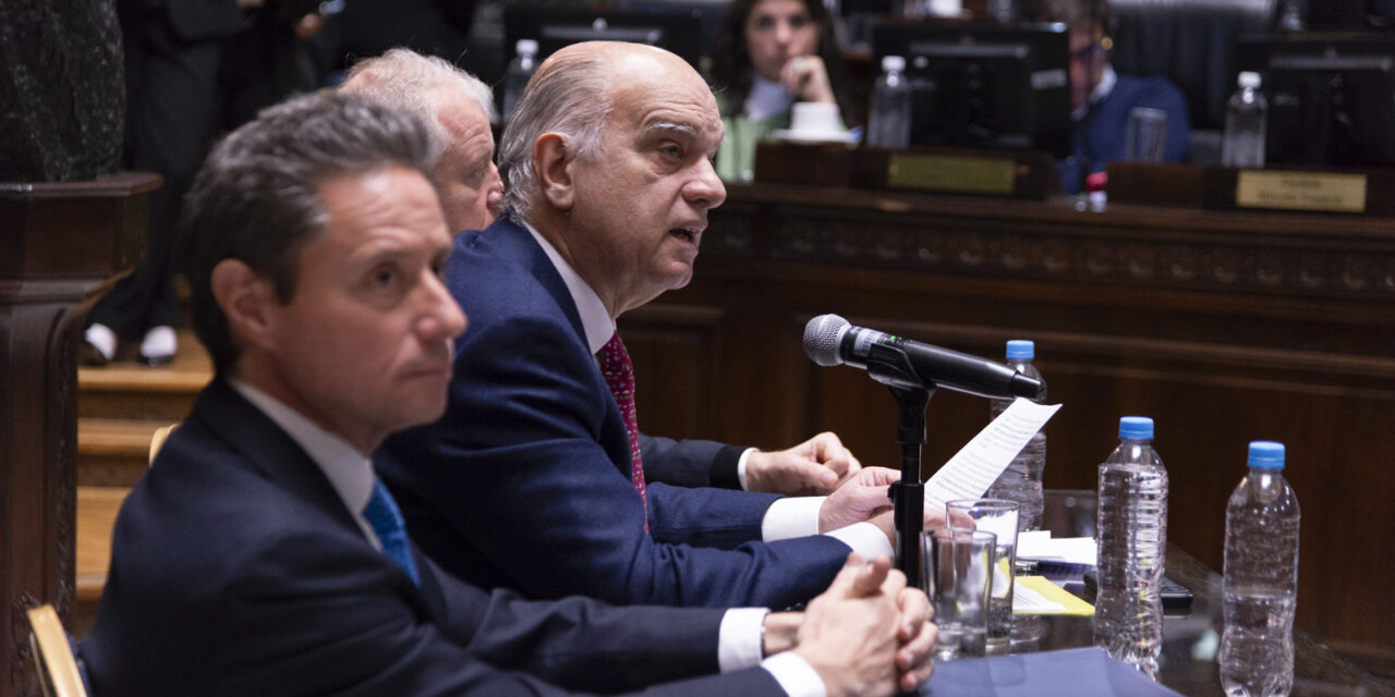 Néstor Grindetti presentó su primer informe de gestión en la Legislatura Porteña