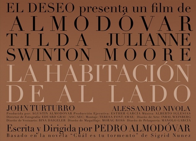 «La habitación de al lado», de Pedro Almodóvar.
