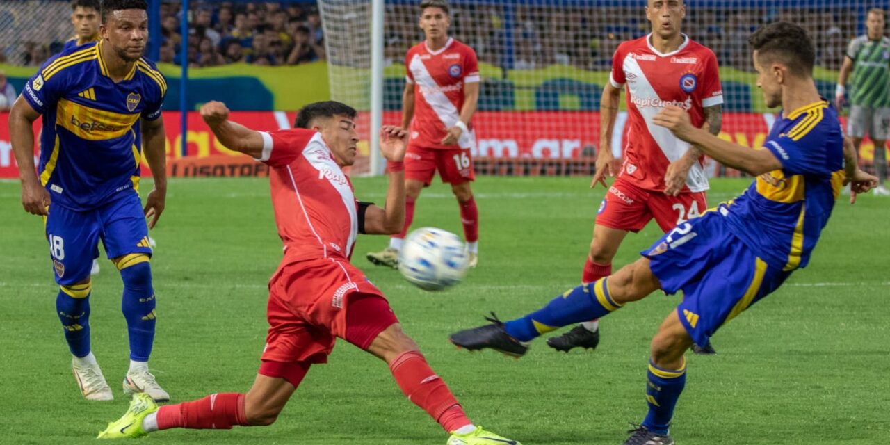 Argentinos y Boca igualaron en La Bombonera