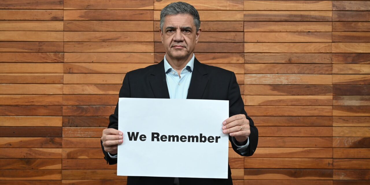 Jorge Macri y su gabinete se sumaron a la campaña mundial por el Día Internacional de Conmemoración en Memoria de las Víctimas del Holocausto