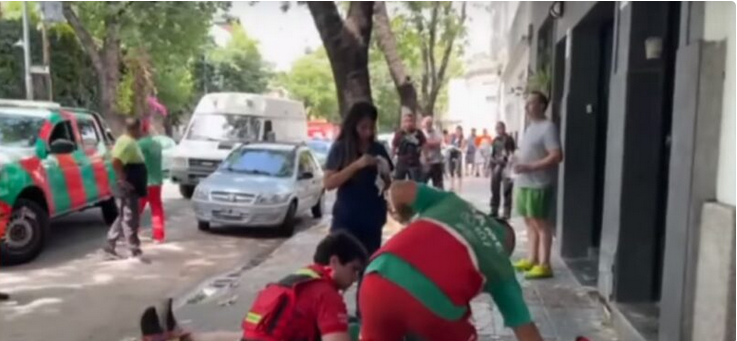 Chacarita: herido tras derrumbe en un PH