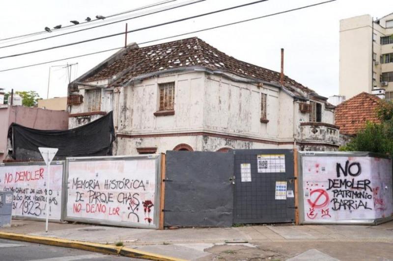 Parque Chas: La Justicia autorizó la demolición de un chalet histórico